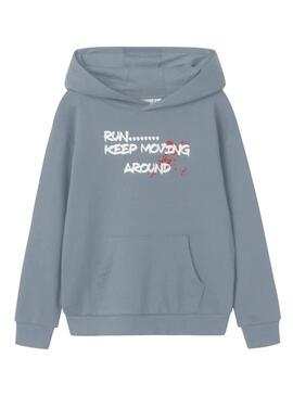 Felpa Name It Notus blu per bambino