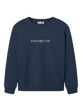 Felpa Name It Nello blu navy per bambino