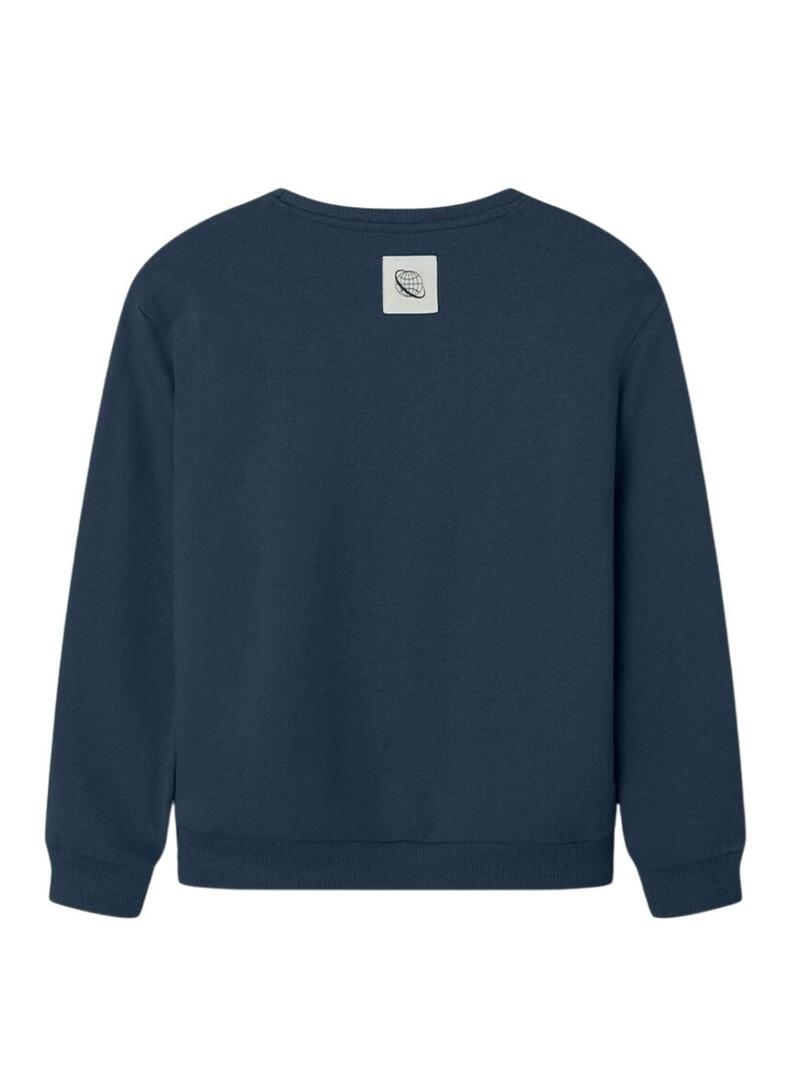 Felpa Name It Nello blu navy per bambino