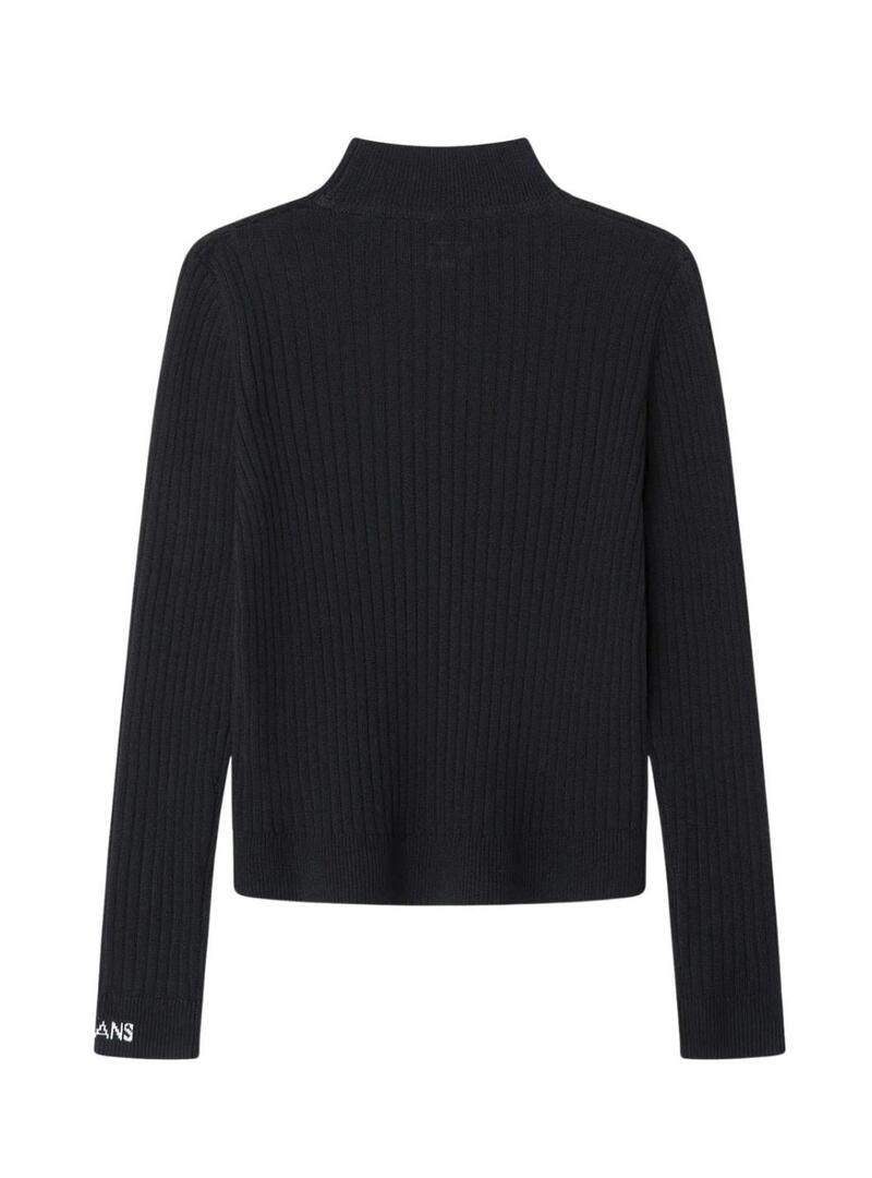 Maglia Pepe Jeans Brielle nera per bambina