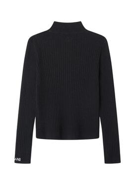 Maglia Pepe Jeans Brielle nera per bambina