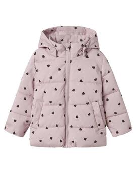 Giubbotto trapuntato Name It Monday rosa per bambina