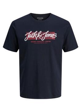 Maglietta Jack and Jones Urban blu scuro per bambino
