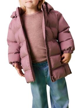 Cappotto imbottito Name It Musk rosa per ragazze