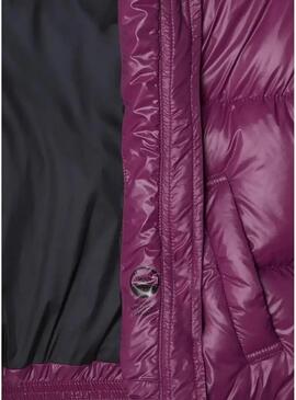 Giacca Pepe Jeans Essie trapuntata viola per ragazze