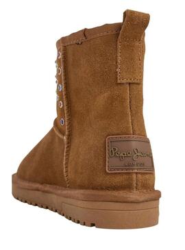 Stivali Pepe Jeans Diss Studs camel per ragazza