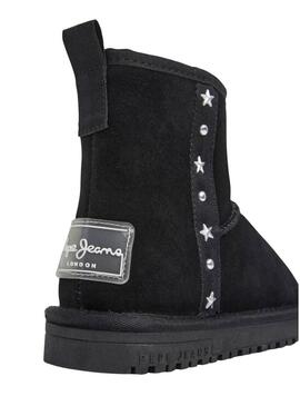 Stivali Pepe Jeans Diss Rock neri per bambina