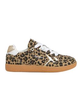 Sneakers Pepe Jeans Ball animal print per ragazze