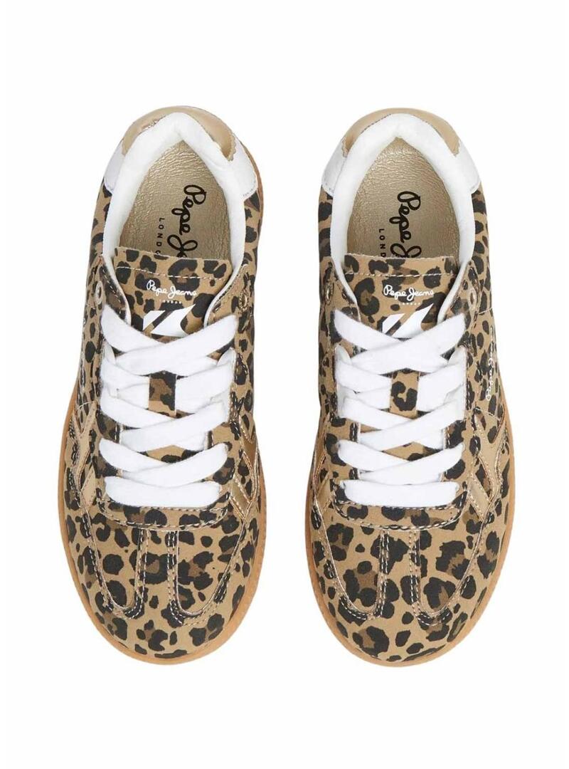 Sneakers Pepe Jeans Ball animal print per ragazze