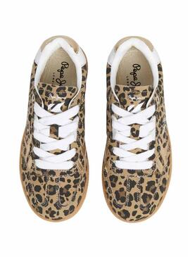 Sneakers Pepe Jeans Ball animal print per ragazze