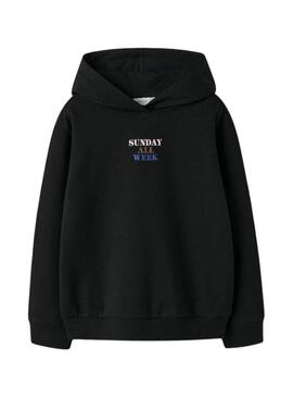 Felpa Name It Fofina nera per bambina