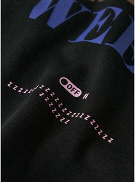 Felpa Name It Fofina nera per bambina