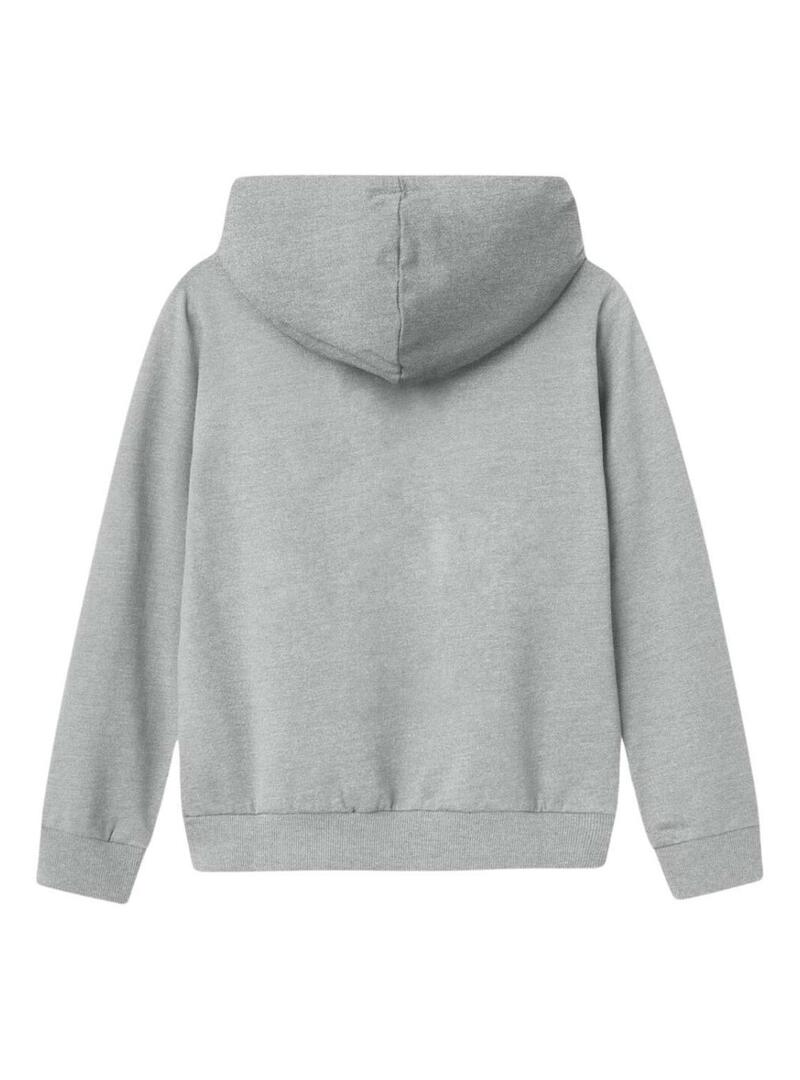 Felpa Name It Fofina grigia per bambina