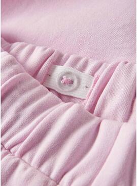 Pantaloni da corsa Name It Fofina rosa per bambina.