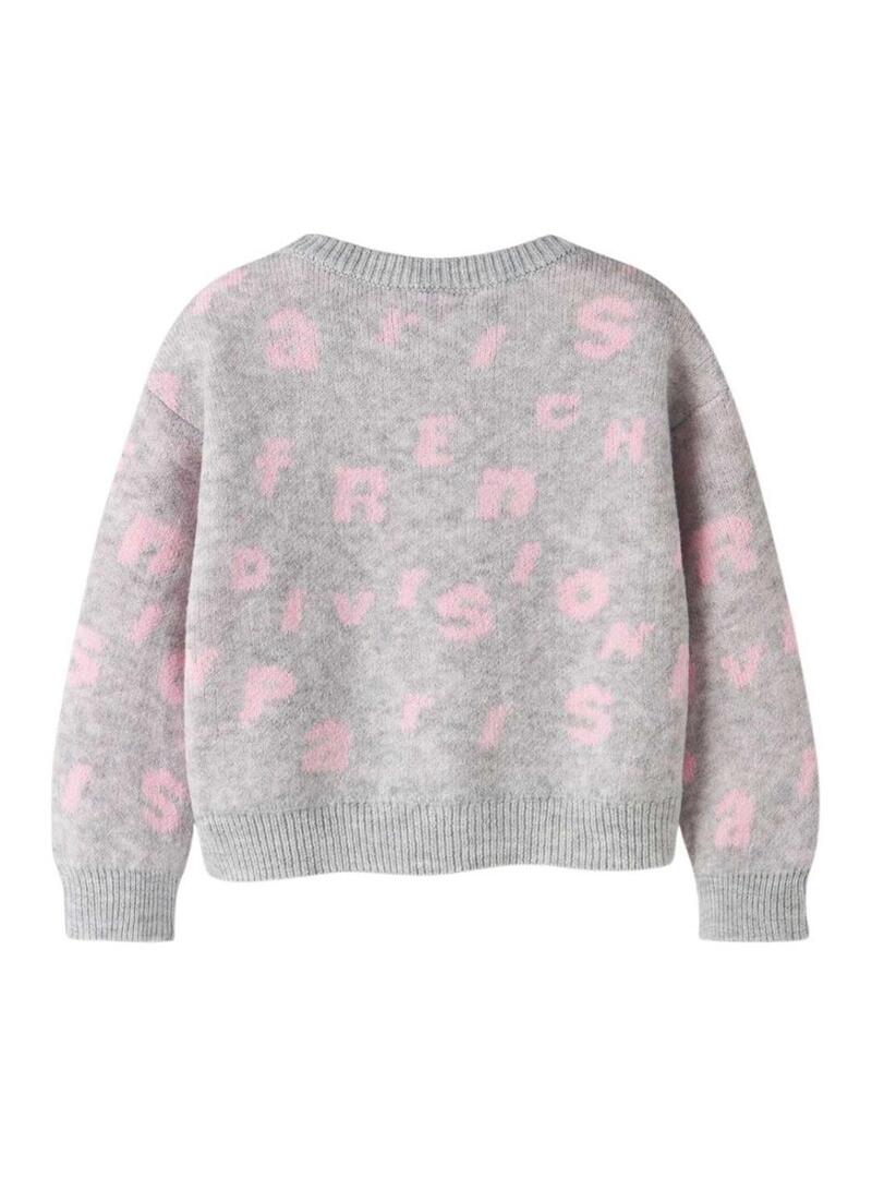 Maglia Name It Foline grigia per bambina