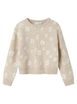 Nome Jersey Name It Foline beige per ragazza