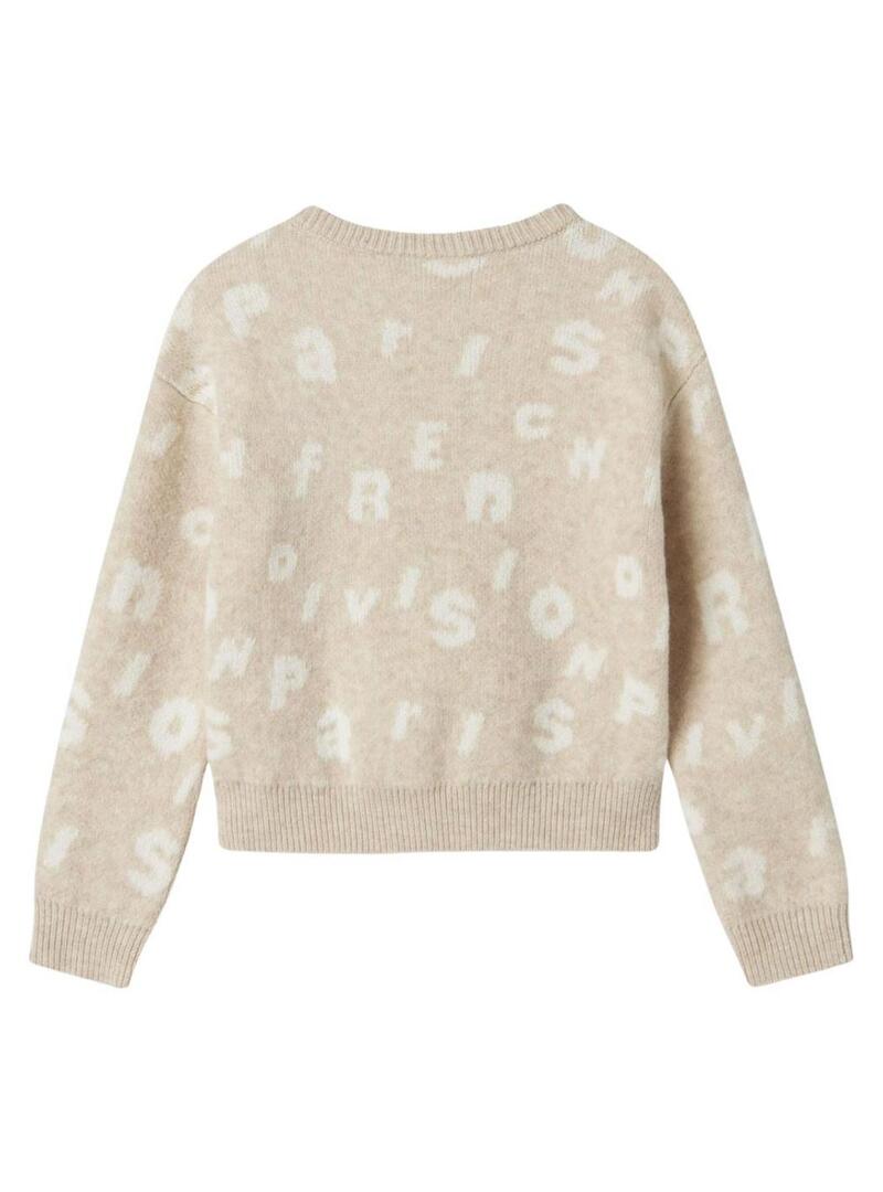 Nome Jersey Name It Foline beige per ragazza