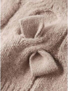 Nome del maglione per bambina Name It Olivia beige