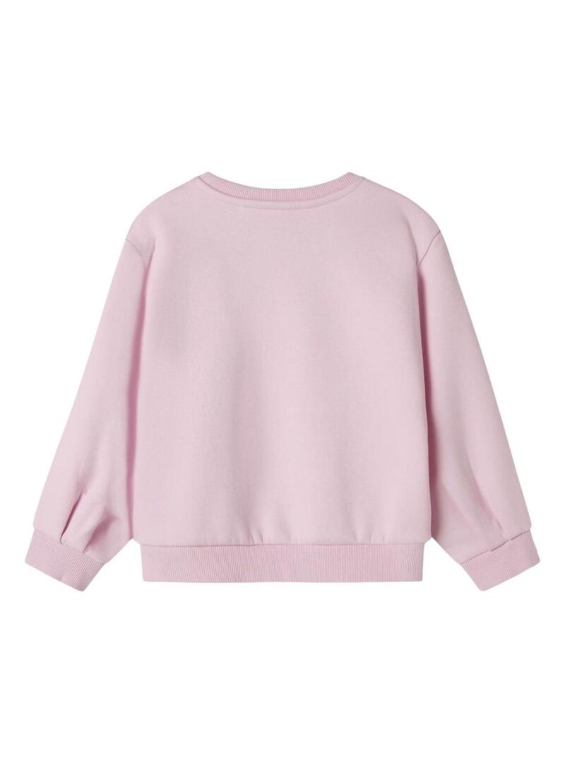 Felpa Name It Fovi rosa per ragazza