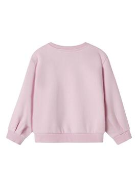 Felpa Name It Fovi rosa per ragazza