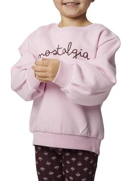 Felpa Name It Fovi rosa per ragazza