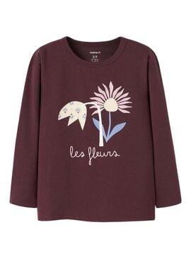 Maglietta Name It Foslina granata per ragazza