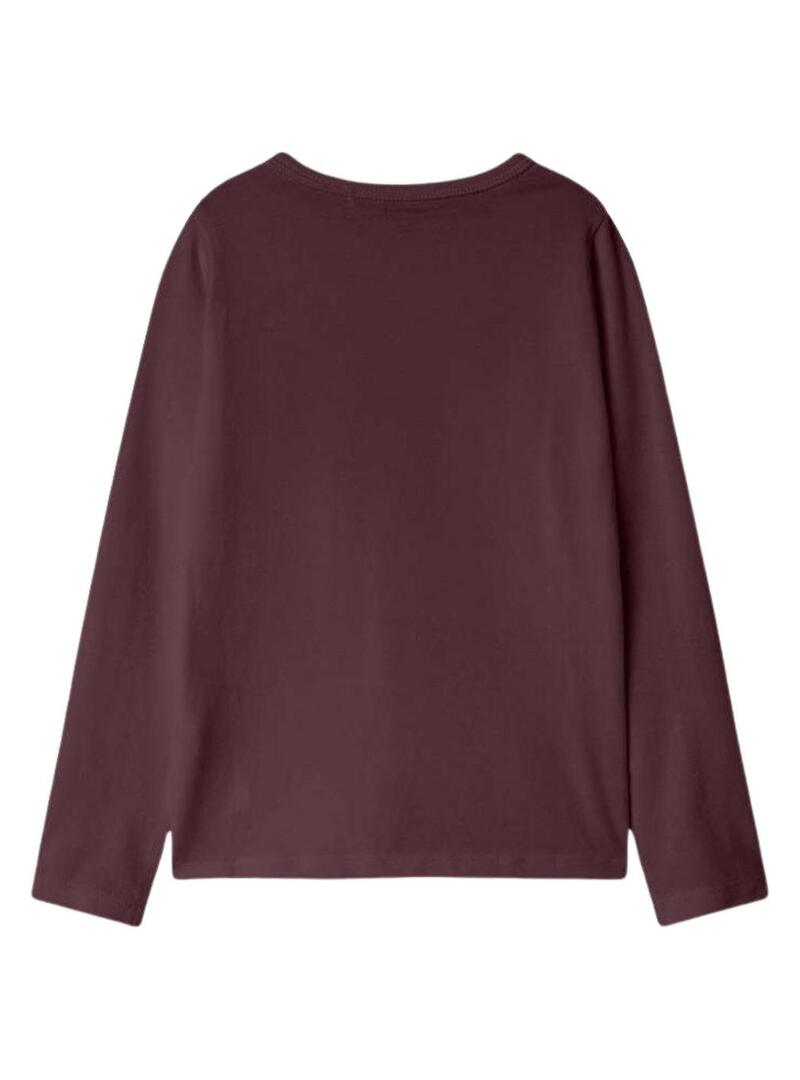 Maglietta Name It Foslina granata per ragazza