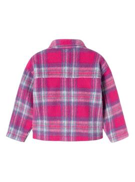 Camicia sovrapposta Name It Niyorka fucsia per ragazze