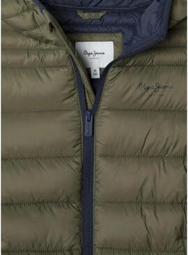 Giacca Pepe Jeans Bailor verde per bambino