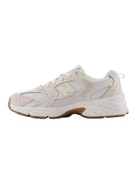 Sneakers New Balance MR530 beige per bambina
