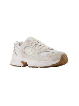 Sneakers New Balance MR530 beige per bambina