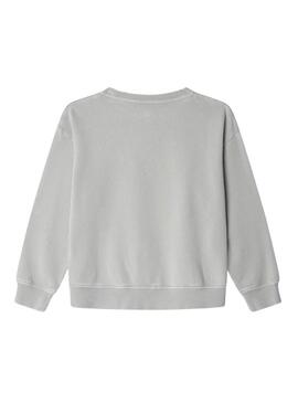 Felpa Pepe Jeans Addy grigia per ragazza