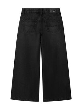 Pantaloni Pepe Jeans Wide Leg neri per bambina