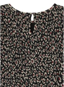 Blusa Pepe Jeans Donabel stampa animalier per bambina