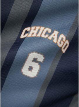 Maglietta Name It Bibile blu e grigia per bambino