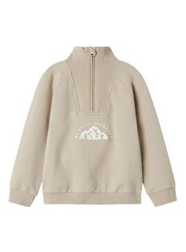 Felpa Name It Mobie beige per bambino