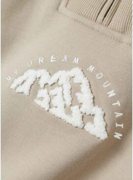 Felpa Name It Mobie beige per bambino