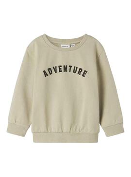 Felpa Name It Mosman beige per bambino