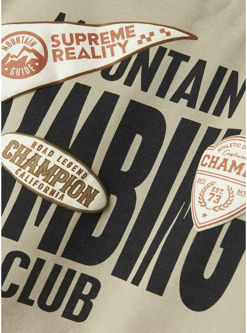 Felpa Name It Mosman beige per bambino