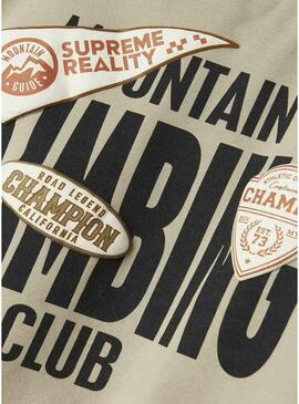 Felpa Name It Mosman beige per bambino