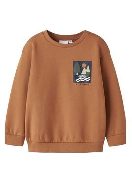 Felpa Name It Moran arancione per bambino