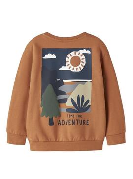 Felpa Name It Moran arancione per bambino