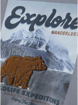 Felpa Name It Moran blu per bambino