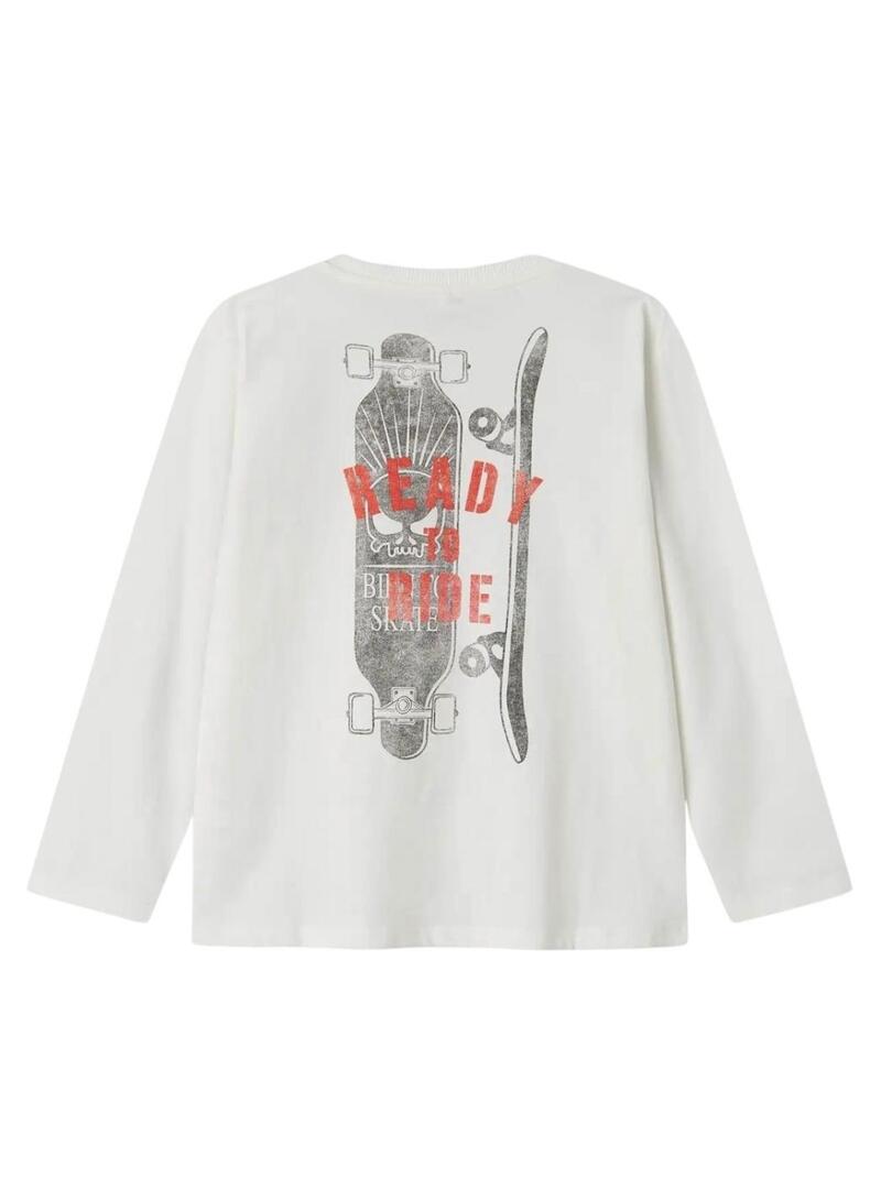 Maglietta Name It Morson bianca per bambino.