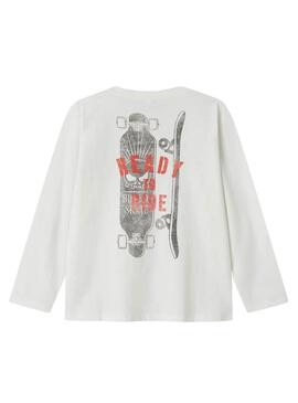 Maglietta Name It Morson bianca per bambino.