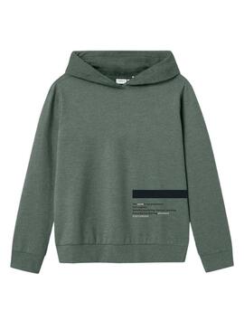 Felpa Name It Molaf verde per bambino