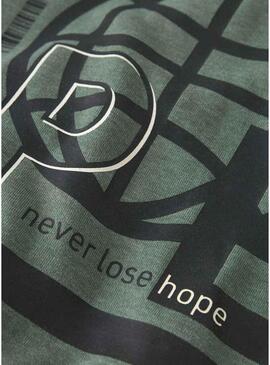 Felpa Name It Molaf verde per bambino