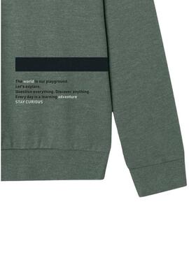 Felpa Name It Molaf verde per bambino