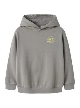 Felpa Name It Molaf grigia per bambino