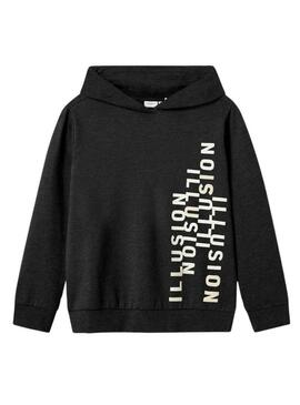 Felpa Name It Molaf nera per bambino